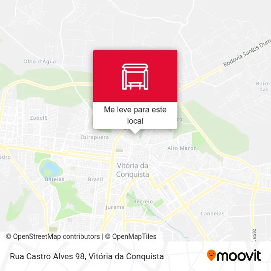 Rua Castro Alves 98 mapa