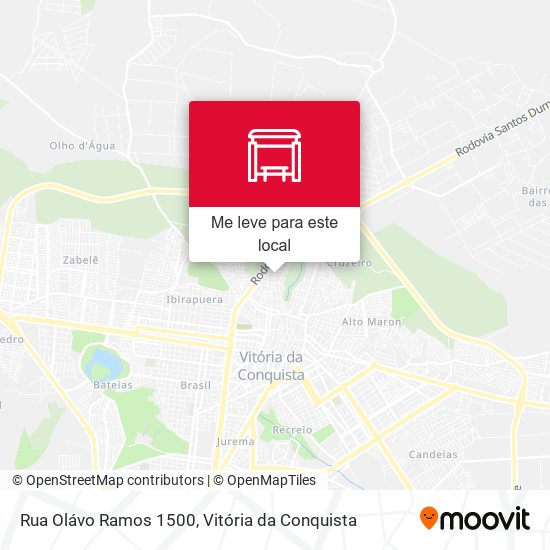 Rua Olávo Ramos 1500 mapa