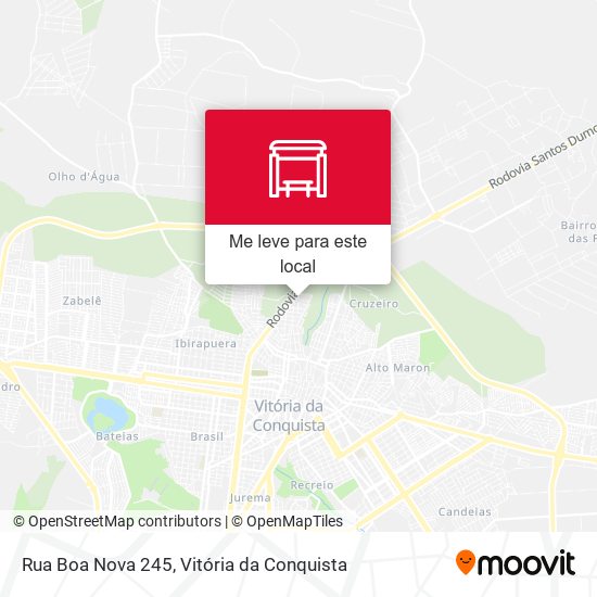 Rua Boa Nova 245 mapa