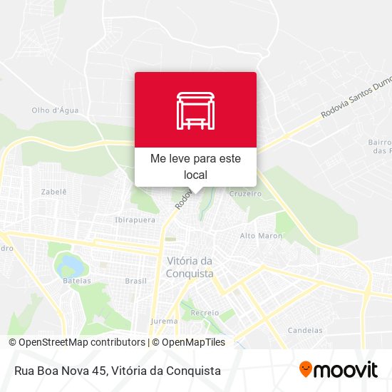Rua Boa Nova 45 mapa