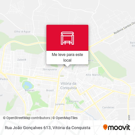 Rua João Gonçalves 613 mapa
