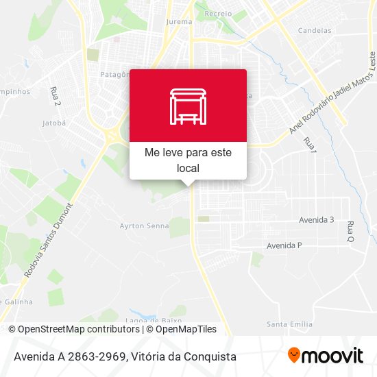 Avenida A 2863-2969 mapa