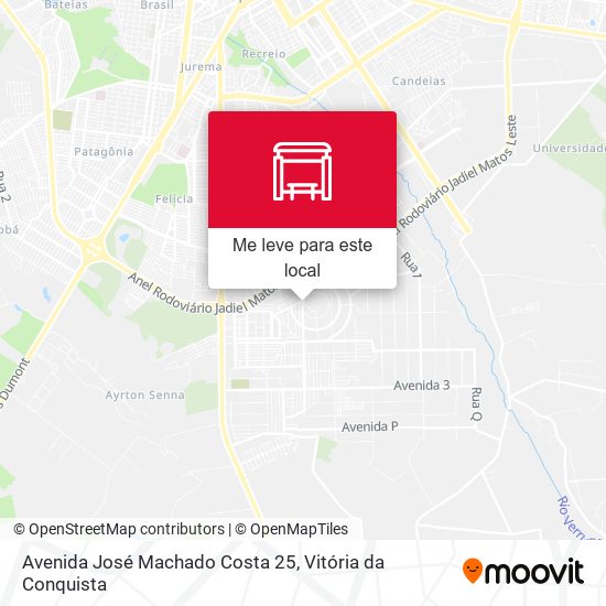 Avenida José Machado Costa 25 mapa