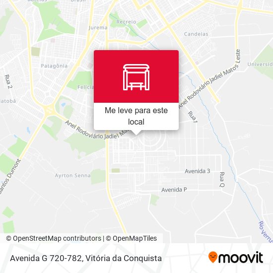 Avenida G 720-782 mapa