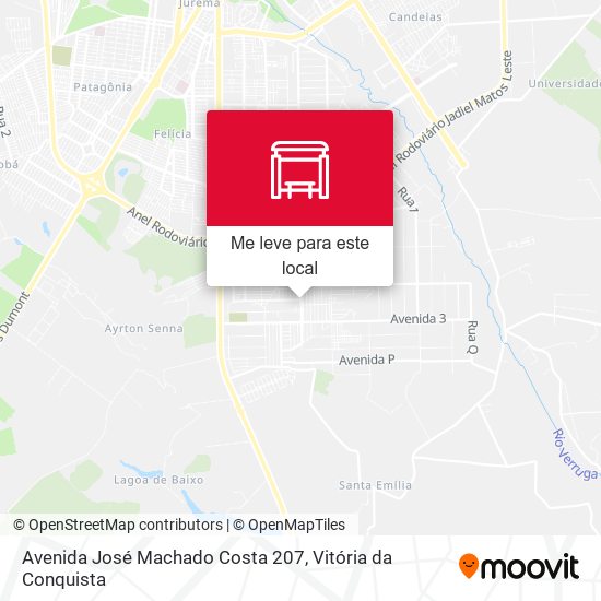 Avenida José Machado Costa 207 mapa