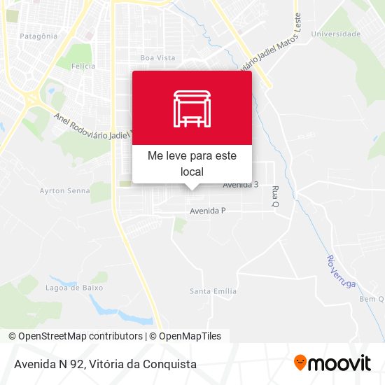 Avenida N 92 mapa