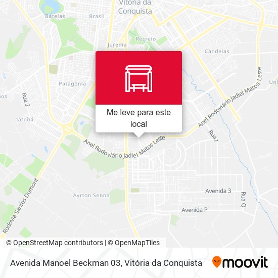 Avenida Manoel Beckman 03 mapa