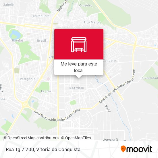 Rua Tg 7 700 mapa