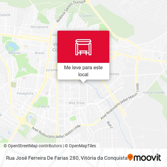 Rua José Ferreira De Farias 280 mapa