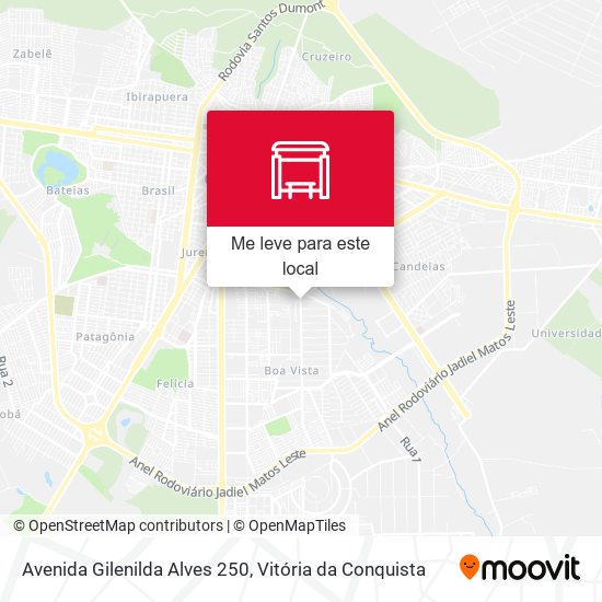 Avenida Gilenilda Alves 250 mapa