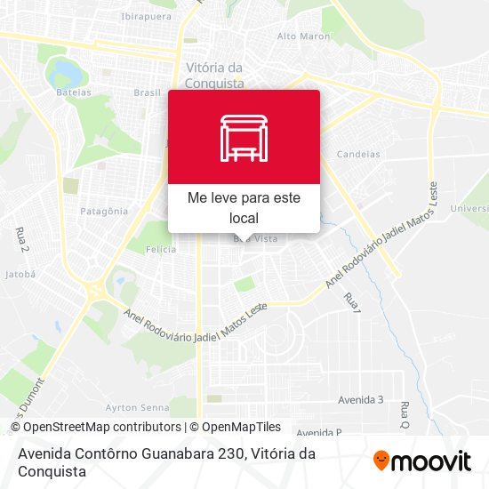Avenida Contôrno Guanabara 230 mapa