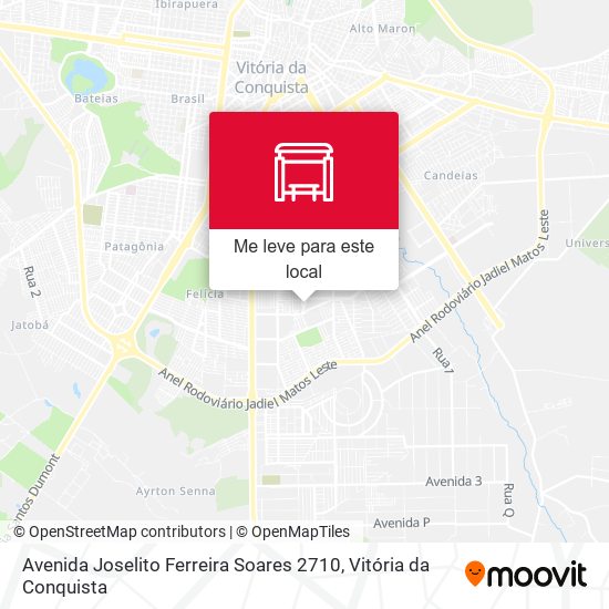 Avenida Joselito Ferreira Soares 2710 mapa