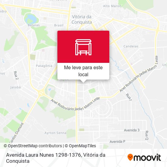 Avenida Laura Nunes 1298-1376 mapa