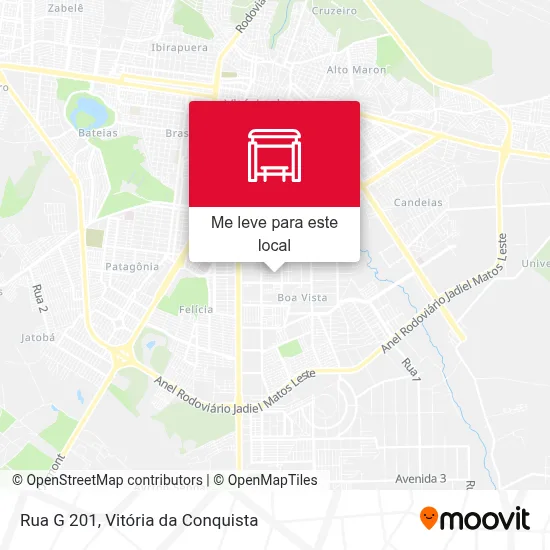 Rua G 201 mapa