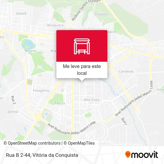 Rua B 2-44 mapa