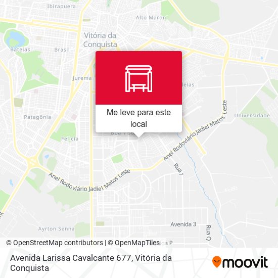 Avenida Larissa Cavalcante 677 mapa
