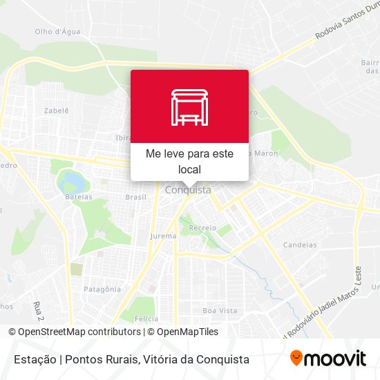 Estação | Pontos Rurais mapa