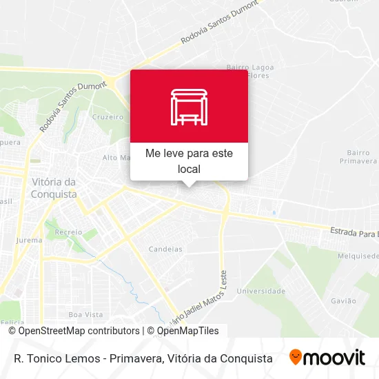 R. Tonico Lemos - Primavera mapa