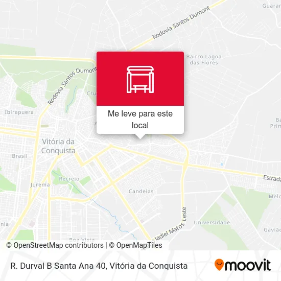 R. Durval B Santa Ana 40 mapa
