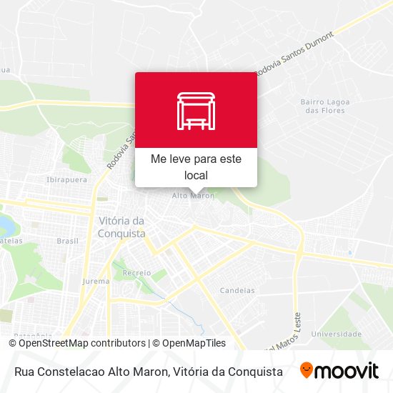 Rua Constelacao Alto Maron mapa