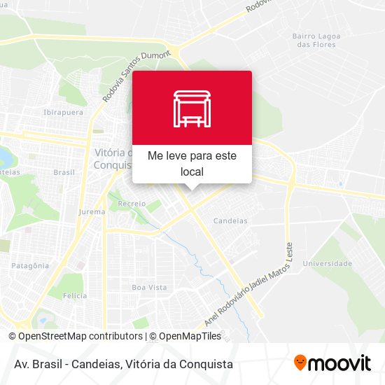 Av. Brasil - Candeias mapa