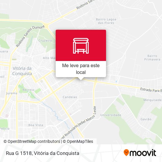 Rua G 1518 mapa