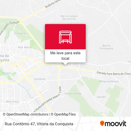 Rua Contôrno 47 mapa