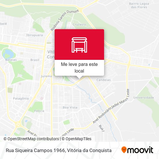 Rua Siqueira Campos 1966 mapa