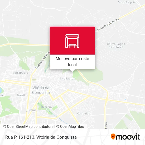 Rua P 161-213 mapa