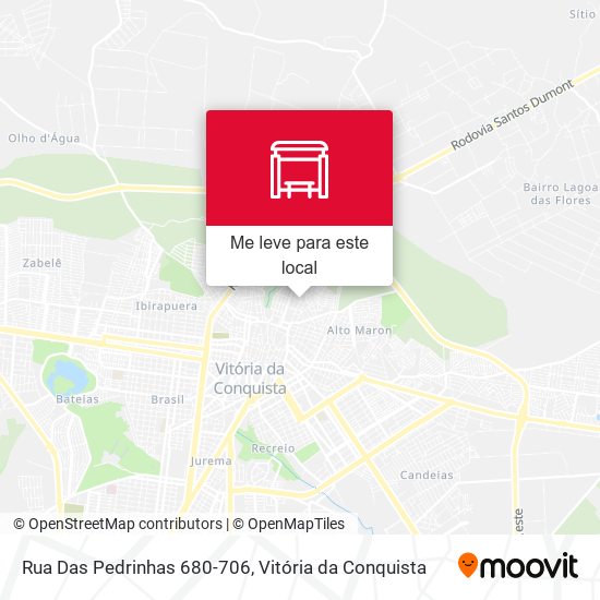 Rua Das Pedrinhas 680-706 mapa