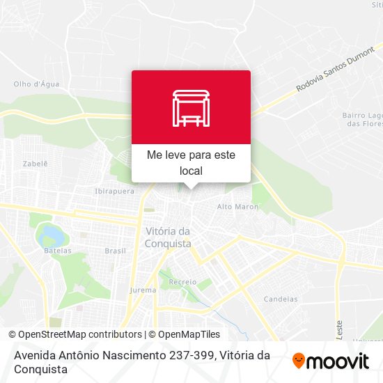 Avenida Antônio Nascimento 237-399 mapa