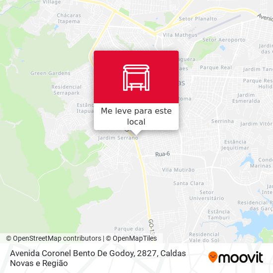 Avenida Coronel Bento De Godoy, 2827 mapa
