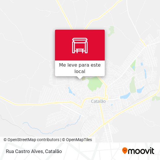Rua Castro Alves mapa