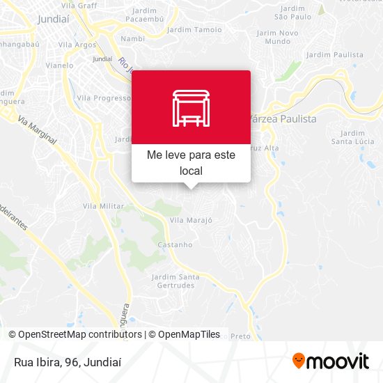 Rua Ibira, 96 mapa