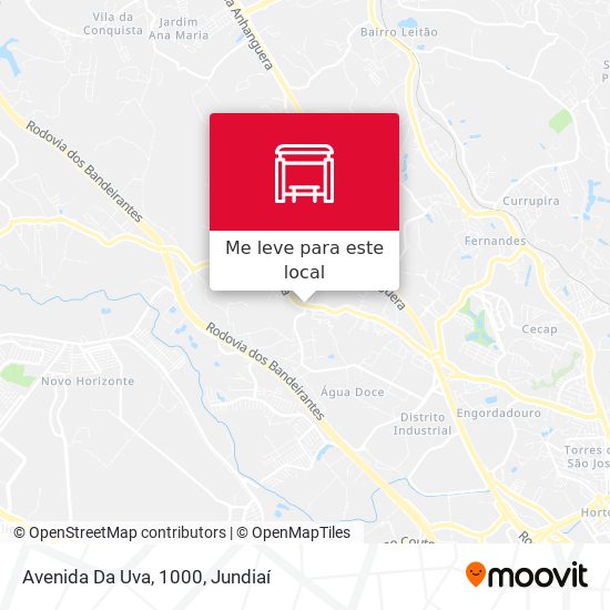 Avenida Da Uva, 1000 mapa