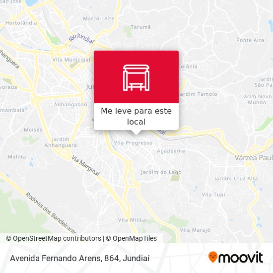 Avenida Fernando Arens, 864 mapa