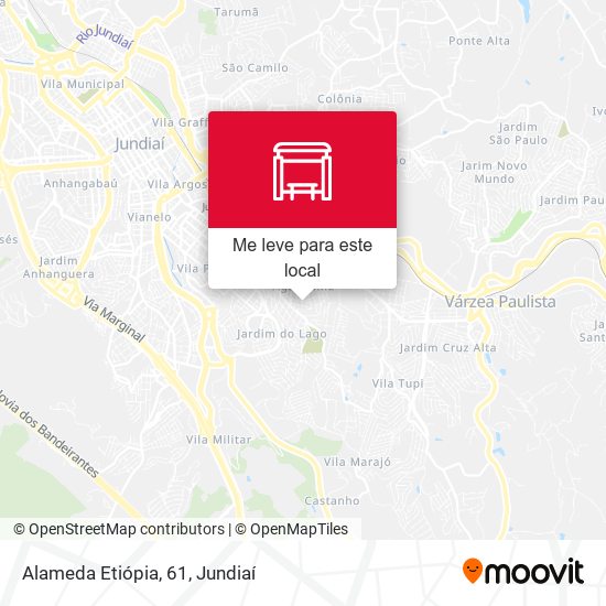 Alameda Etiópia, 61 mapa