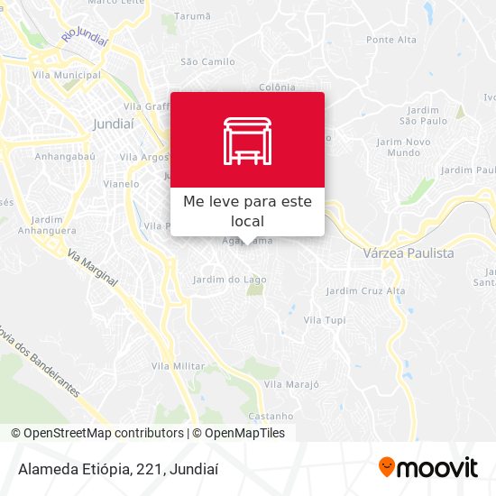 Alameda Etiópia, 221 mapa