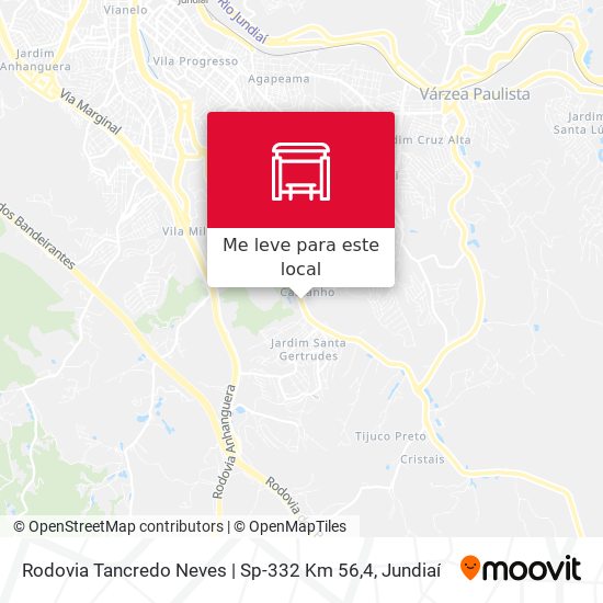 Rodovia Tancredo Neves | Sp-332 Km 56,4 mapa