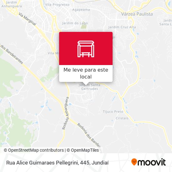 Rua Alice Guimaraes Pellegrini, 445 mapa