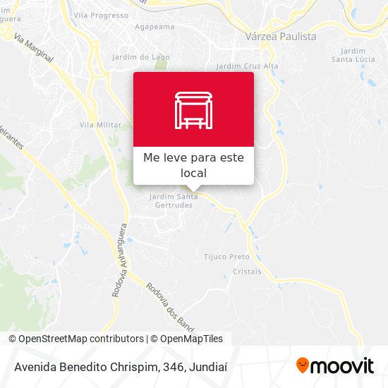 Avenida Benedito Chrispim, 346 mapa