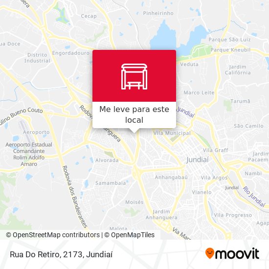 Rua Do Retiro, 2173 mapa