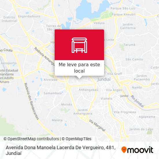 Avenida Dona Manoela Lacerda De Vergueiro, 481 mapa
