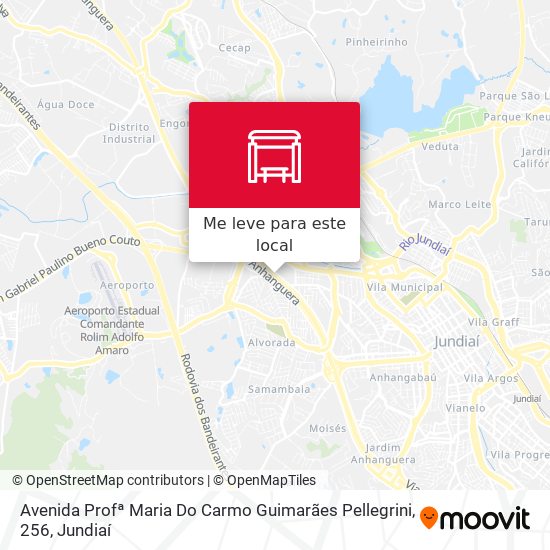 Avenida Profª Maria Do Carmo Guimarães Pellegrini, 256 mapa