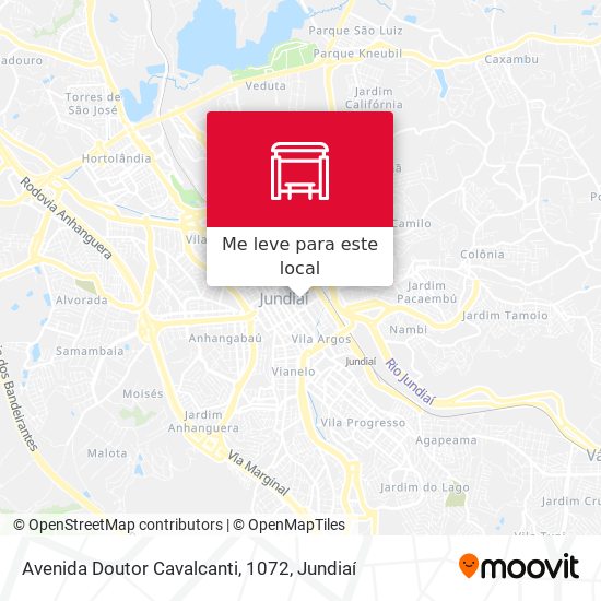 Avenida Doutor Cavalcanti, 1072 mapa