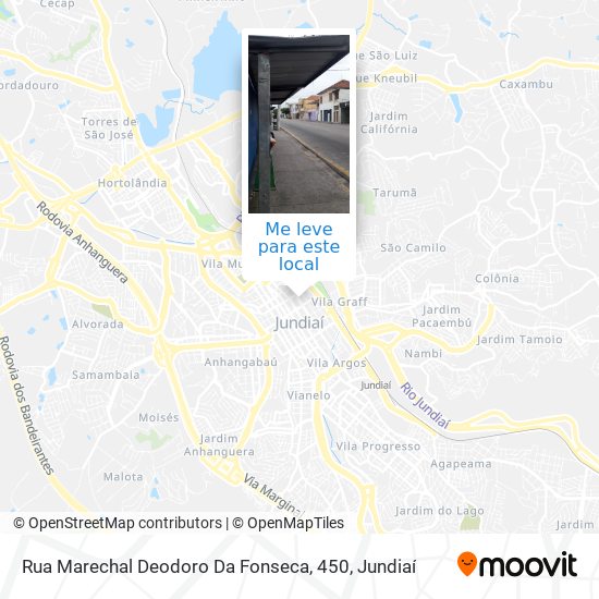 Rua Marechal Deodoro Da Fonseca, 450 mapa