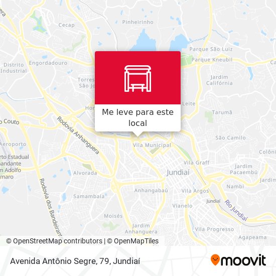 Avenida Antônio Segre, 79 mapa