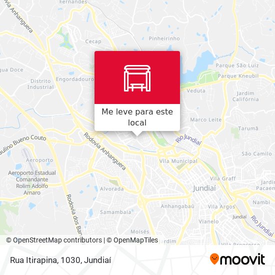 Rua Itirapina, 1030 mapa