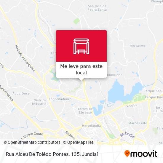 Rua Alceu De Tolêdo Pontes, 135 mapa