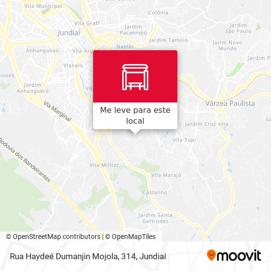 Rua Haydeé Dumanjin Mojola, 314 mapa